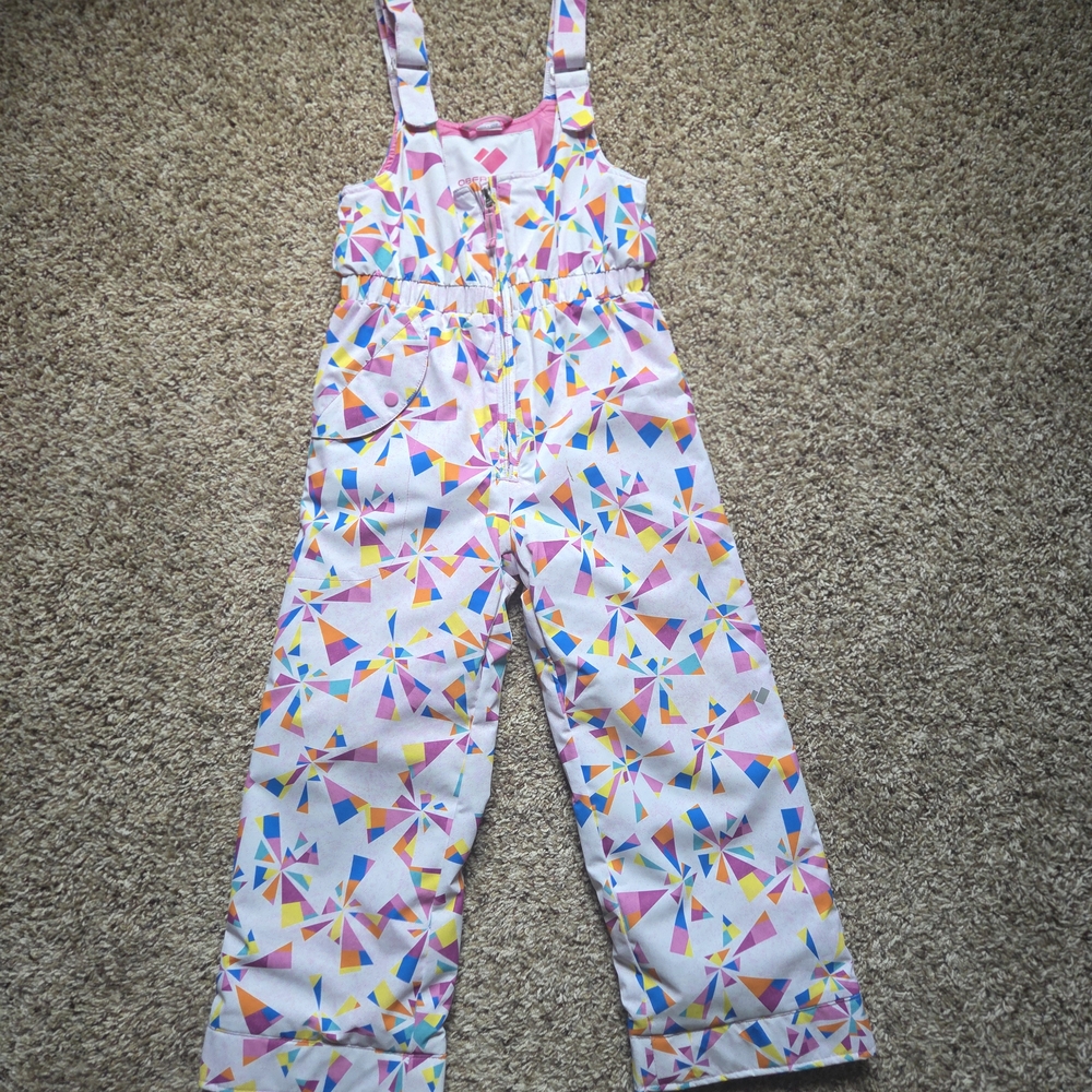 Colorful Geometric Kids Overalls